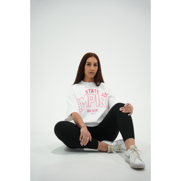 STATE EMPIRE™ HEAVYWEIGHT White TEE