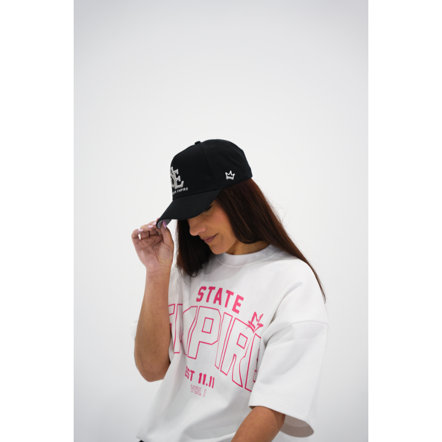 Black K Frame Hat