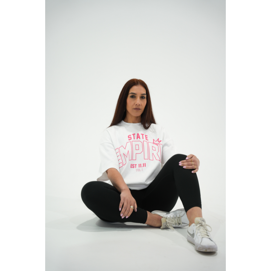 STATE EMPIRE™ HEAVYWEIGHT White TEE